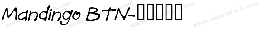 Mandingo BTN字体转换